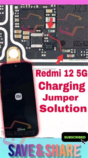 Mi 12 5G Charging Solution 💯✅ Redmi 12 5G Charging Ways #shots #jumpring #trend