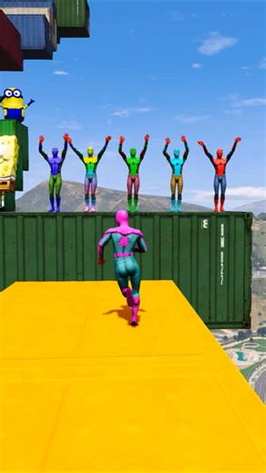 GTA 5 Epic Water Ragdolls Spiderman Jump/Fails Ep 786 #shorts