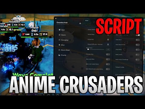[OP🔥] Anime Crusaders Best Script Auto Farm, Auto Place, Inf Gems Roblox 2025