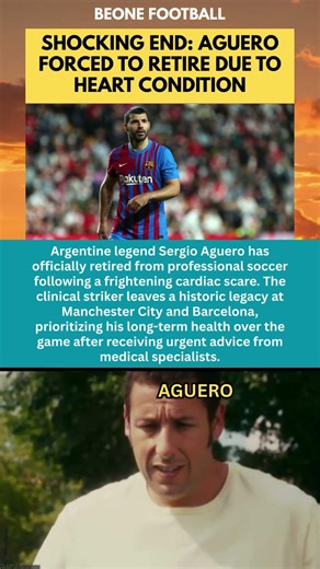 The Heartbreaking End: Why Sergio Aguero Had To Retire 💔 #shorts #aguero #footballstory