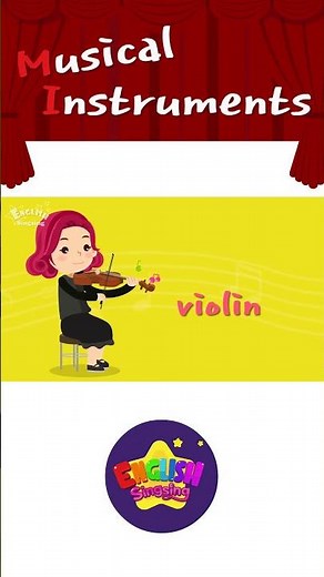 Kids vocabulary - Musical Instruments - Orchestra instruments #shorts