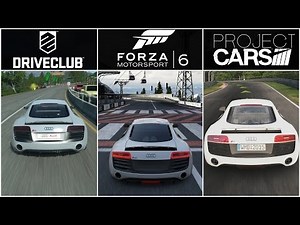 DriveClub vs. Forza 6 vs. Project CARS Graphics Comparison FullHD 60fps