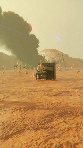 #starwars #battledroid #ai #aicover #blender #blender3d #animation #meme #foryou #fyp #clonewars