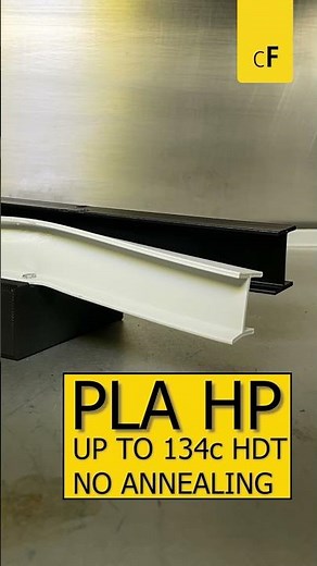 High Performance PLA - PLA HP - up to 134°c HDT - NO ANNEALING! #shorts