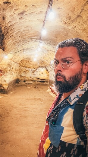 😳 There’s a cave underneath Lincoln, Nebraska with a crazy history! Here’s Robber’s Cave Tours with Joel Green, who also authored a book about the cave’s history. It’s a wonderful attraction open to the public, highly recommend taking a tour! | Urbanist Ariel