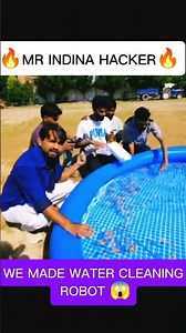 we made water cleaning robot 😱| mr indian hacker | #mrindianhacker #scienceproject #experiment