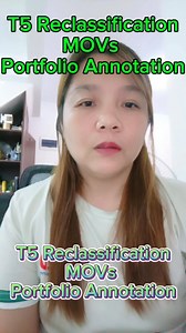 T5 Reclassification MOVS to prepare NCOI Annotation Indicators 1.2.2 5.5.2 6.1.2 7.3.2 7.4.2 #careerprogression #reclassification #ExpandedCareerProgression | Nyla Gin Cabaña-Carmona