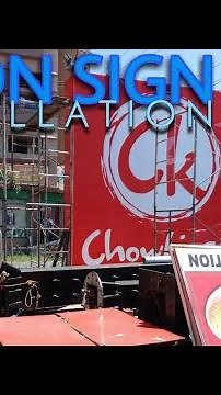 Pylon Sign Installation