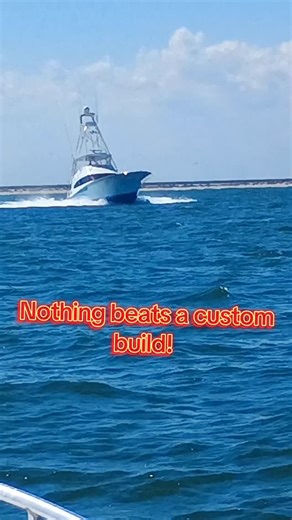 One beautiful Sport fisherman! She's exiting through Oregon inlet, NC. Take your time, pick your way through and you'll be on your way. Today was the perfect day and no real risk.#obx #dieselpower #sportfisherman | Matt Fann