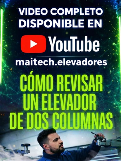 ⚠️ Tu Elevador puede MATARTE: La revisión que POCOS hacen (y deberían) #tallermecanico #elevador #maitech #VARIADOR #mecanicos #taller