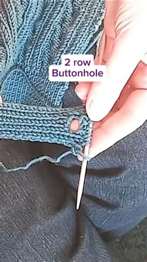 Knitting Buttonholes Made Easy