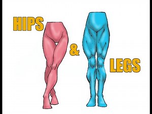 How to draw the HIPS and LEGS. Way to simple!