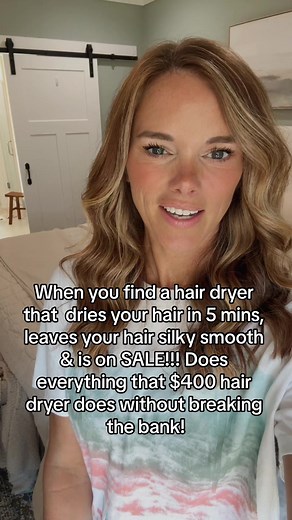😍This hair dryer is AMAZING y’all!!!! I got it on tiktok shop & I’m so glad I bought it! Dries my hair in half the time as my old hair dryer & leaves it silky smooth! It’s on SALE right now!!! Go get it before it sells out again! #viralhairdryer #tiktokshop #tiktokshopfind #viralproducts #shopfinds #tiktokmademebuyit #hairdryer #youneedthis