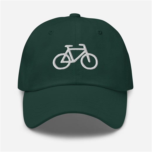 Cyclist Bicycle Hat Embroidered Baseball Cap Gifts - Etsy
