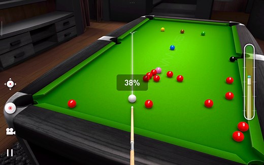 在八球的桌子上打斯诺克（Real Pool 3D试玩）