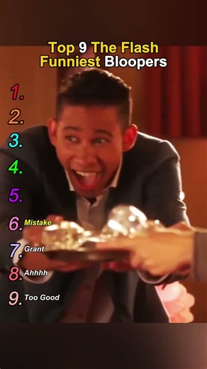 Top 9 The Flash Funniest Bloopers