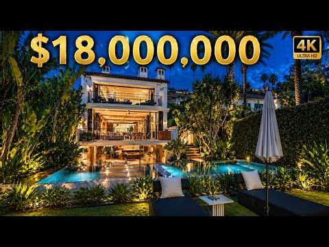 Inside an $18,000,000 Steel-Framed Beach House on Santa Monica’s Golden Coast [4K]