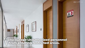 iSYFIX Restricted Area, Do Not Enter, Authorized Personnel Only Signs Stickers - 2 Pack 7x10 Inch - Premium Self-Adhesive Vinyl, Laminated for UV, Weather, Scratch & Fade Resistance, Indoor & Outdoor