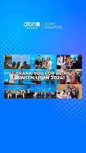 5.5K views · 246 reactions | Thank you, Atomians, for an incredible 2024! We couldn’t have done it without you! Together, let’s celebrate your success and embrace new heights in 2025. ✨ Words Over Matter ✨ Let’s turn dreams into actions and make this year extraordinary! Here’s to a brighter, better New Year ahead!  #atomy #atomysg #HappyNewYear #2025 #atomyineveryhome #globalatomy #success | Atomy Singapore | Facebook