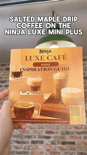 Salted Maple Drip Coffee On The Ninja Luxe Mini Plus #coffee #ninjaluxecafe #shorts