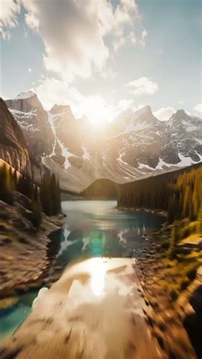 Epic Banff Reflection Zoom Reveal!
