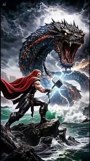 Norse Sea Monsters ⚡ Jörmungandr vs Kraken Explained