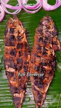 How to Barbecue Fish at Home #shorts #recipe #reels #barbecue #bbqlovers #grilltime #grilledfish