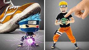 1.9M views · 10K reactions | I unpacking naruto's exclusive figure and making kakashi's coolest funko! 力⚡ | 5-Year Crafts | Facebook