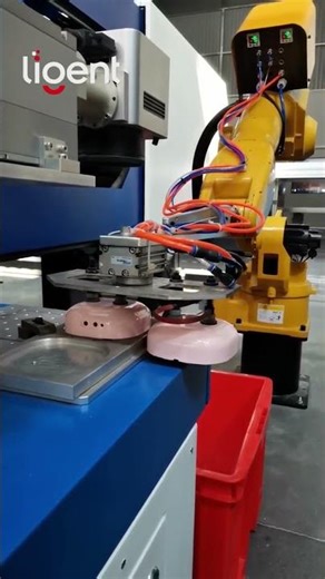 LIGENT Loading/Unloading Robot: Maximise Efficiency#machine#robotic #factory#cnc#cncmill#cncsoftware