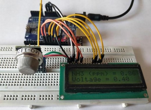 Measuring PPM from MQ Gas Sensors using Arduino (MQ-137 Ammonia) - duino