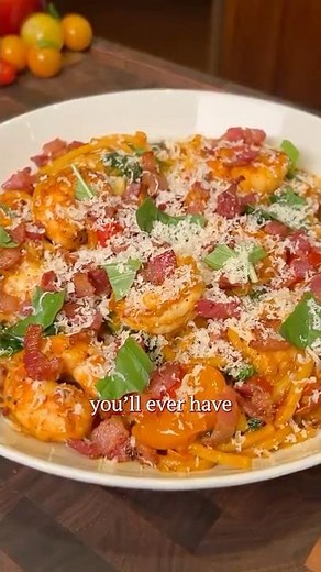Bacon Shrimp Pasta