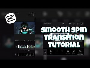 How to make smooth spin transition on CapCut | Tutorial