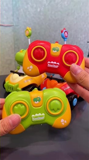 Cute Dinosaur Remote Cars 🦖 Funny Control Test & Smooth Drive #Dinosaur #RC #Satisfying