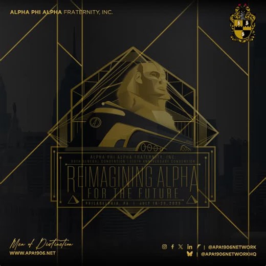 3.4K views · 51 reactions | Alpha Phi Alpha Fraternity, Inc. announces Dr. Nina L. Gilbert, Director of the College for Excellence in Education at Morehouse College as a special guest for the upcoming 98th General | 119th Anniversary Convention from July 16 – 20th in Philadelphia, PA. Register for the convention at apa1906.net/conventions Please share. #APA1906Network #98thGeneralConvention #Philly #MenOfDistinction | Alpha Phi Alpha Fraternity | Facebook