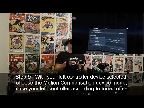 OpenVRInputEmulatorYawVR Motion Compensation setup