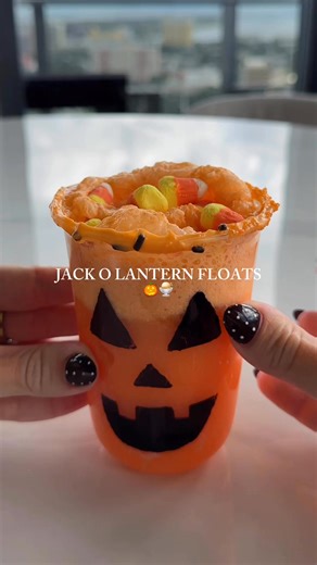 Let’s make a spooky Jack-o-lantern ice cream float! 😍🎃 #amazonfinds #restock #asmr #organize #organization #musthaves #restockasmr #satisfying #satisfyingvideos #drinks #drinkideas #icecream #dessert #halloween #fall #spooky | askinem