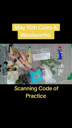 Scanning Code of Practice at Coles & Woolworths | May 15th Shopping