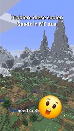 🌍 4 Coole Minecraft Seeds 2025 – Besonders der letzte 😍