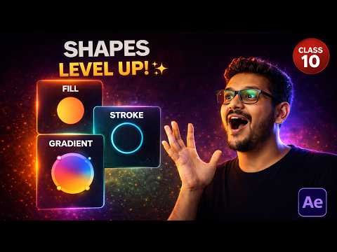 Class 10: Fill, Stroke & Gradients in After Effects —Everything in ONE Video!
