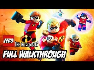 LEGO INCREDIBLES Complete Gameplay Walkthrough PS4 (Full Game Family Friendly)