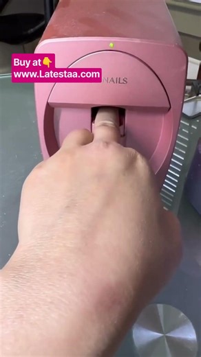 AI Nail Printing Machine Creates Custom Manicures in Seconds | Future Nail Tech #Shorts