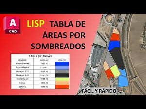 Lisp Tabla Área Sombreados