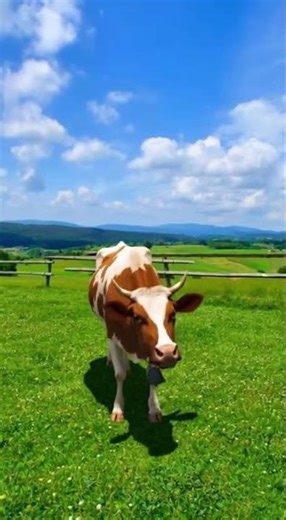Cow Swaying to the Beat in a Seamless CCTV Loop #funny #animals #cow