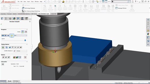 solidworks CAM 的介绍和一些简单操作