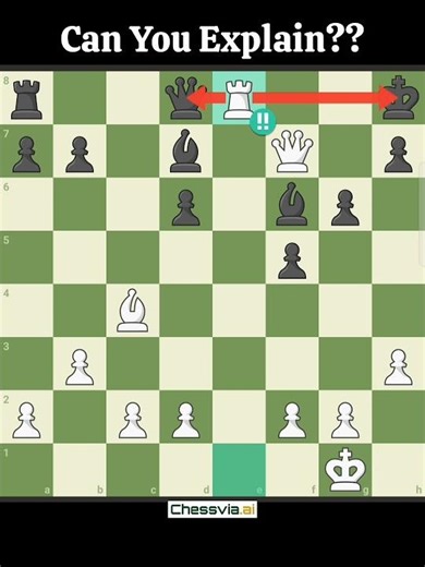 Why Brilliant 🤔‼️ #chess #chesssacrifice #brilliantmove #shorts