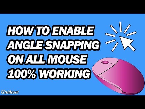 How to Enable Angle Snapping on All Mouses | How to Turn on Angle Snapping