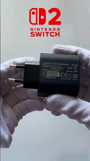 Nintendo Switch 2 AC Adapter, USB C® charging cable
