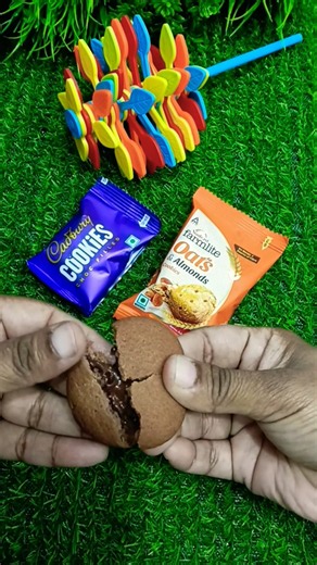 Chocolate Filled Cookies 😍🍪 | Cadbury Choc Filled Opening + Oats & Almonds Cookies
