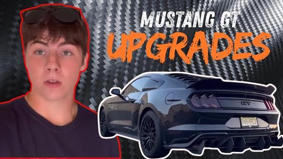 Mustang GT Upgrades – Sleek Carbon Fiber Parts and Aggressive Diffuser Installed!