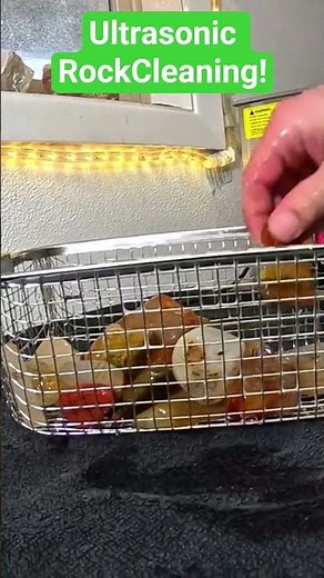 Washing Rocks with an Ultrasonic Cleaner!! #rocktumbling #lapidary #oregon #diy #rockhound